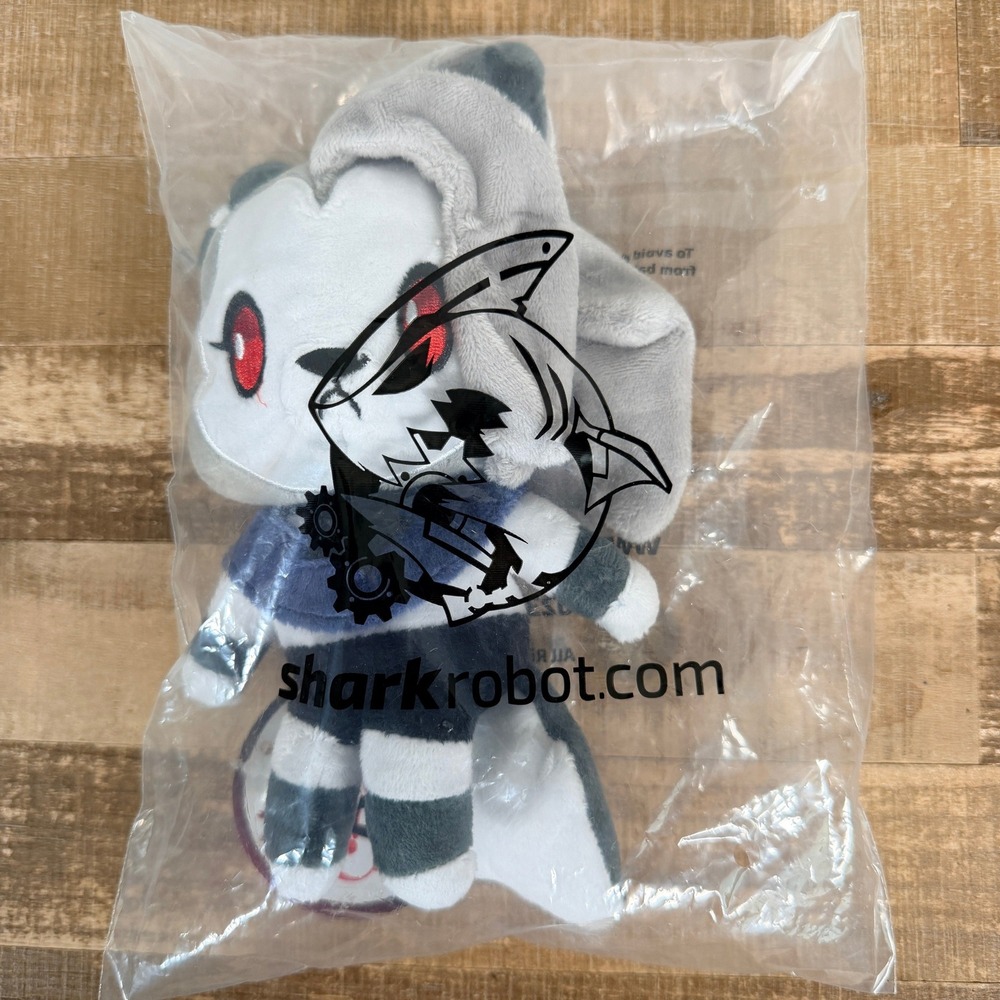 Helluva Boss Loona Mini Plush Official Vivziepop Hazbin Hotel Shark Robot NEW